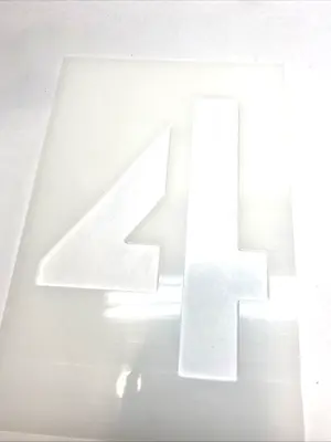 USED U-LINE PARKING LOT NUMBER STENCIL KIT 0‑9