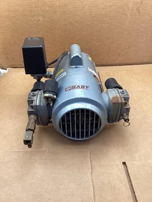 Gast 4LCB-21-M45OX; Piston Oil-Less Air Compressor/Vacuum Pump