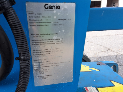 USED 2014 Genie Z-40/23N