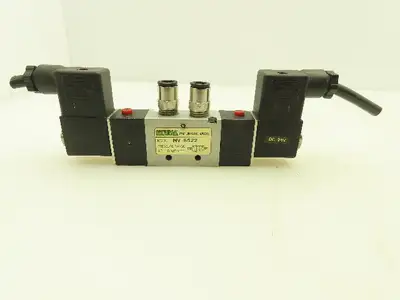 Neuma NV-6522 Pneumatic Air Solenoid Valve 5/2 5 Port 2 Pos 24VDC