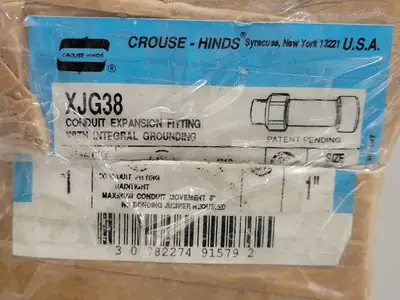 NEW CROUSE-HINDS XJG38