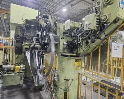 18” X .175”  X 8,000 LBS CWP MODEL #SFAC4-20 SPACE-SAVER AUTOMATIC DOUBLE END SERVO COIL FEED LINE: STOCK #22215