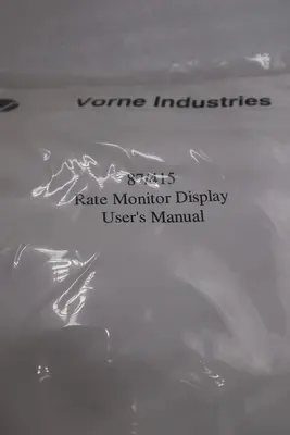 NEW VORNE INDUSTRIES 77/415-5S-00-2 RATE MONITOR 3 DIGIT STOCK 2290-D