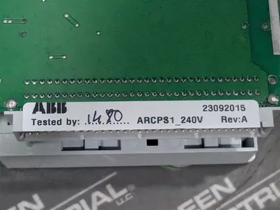 ABB PV1553841MRS050858A Motor Protection Relay Arc Fault Detection Board Used