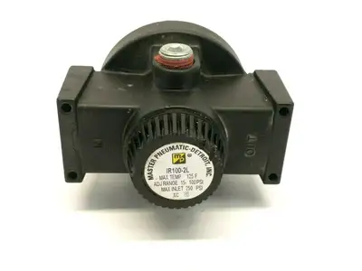 IR100-2L | Master Pneumatic  Adjustable Internally Piloted Regulator Module 1/4NPT - Used