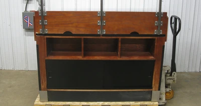 142-0749 60 Inch Bakery Bread Wood Display Rack