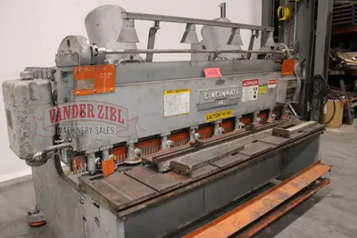 Used CINCINNATI 1808 Power Squaring Shears (Inch) Michigan US | Vander Ziel Machinery Sales #1512693