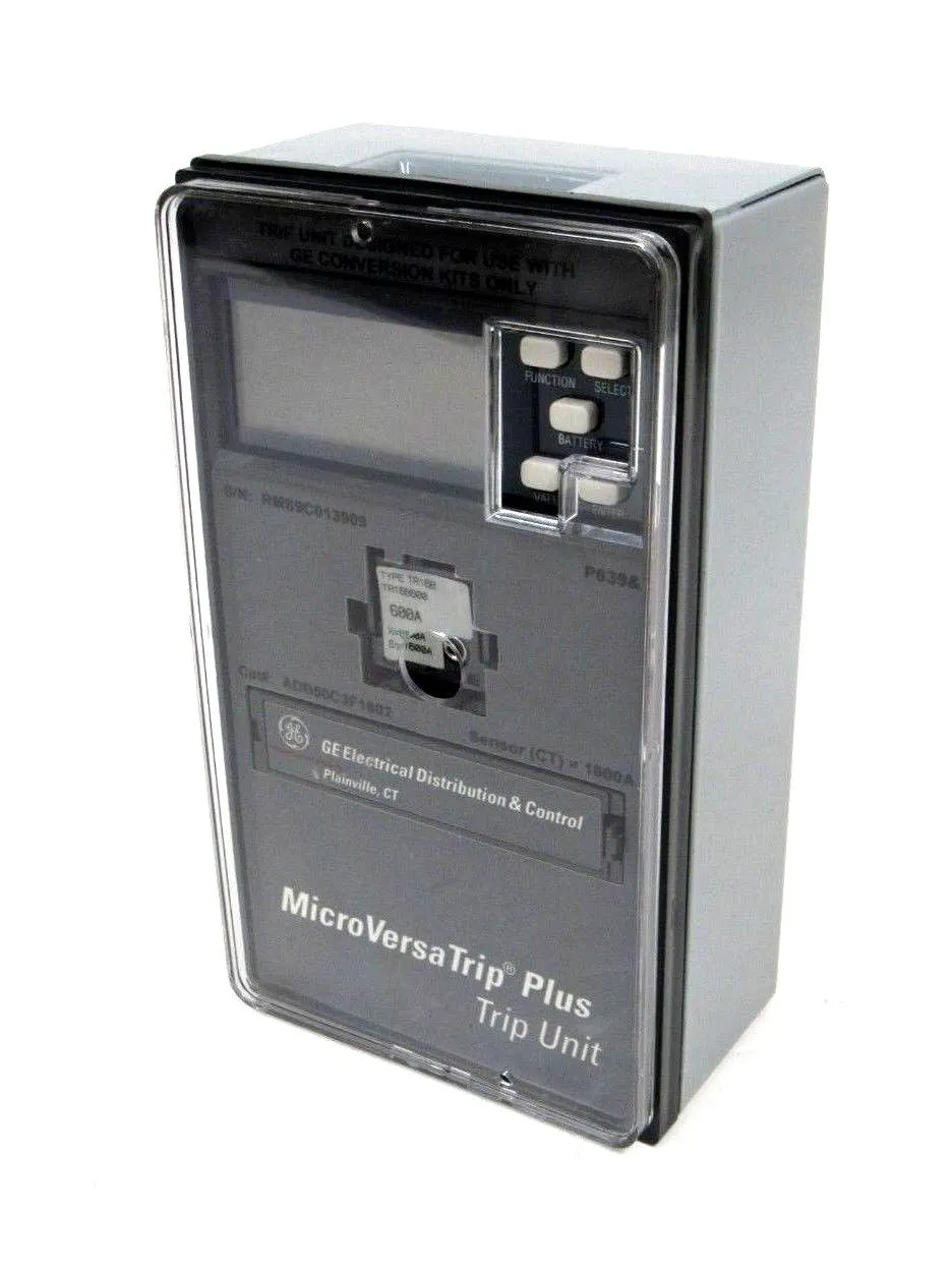 USED GENERAL ELECTRIC ADB50C3F1602 MICROVERSATRIP PLUS UNIT 1600A-600A