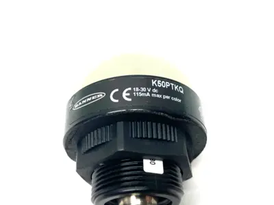 USED BANNER ENGINEERING PRO TOUCH IO-LINK RGB MULTI-COLOR TOUCH SENSOR 18-30VDC
