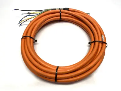 USED ALLEN-BRADLEY SER. B KINETIX SERVO MOTOR CABLE 10M