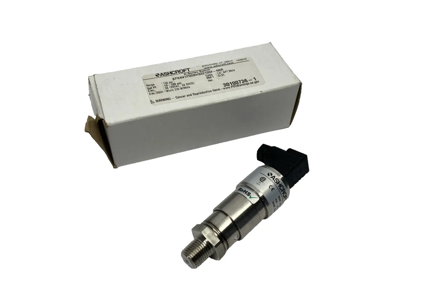 USED ASHCROFT APAN41P00MHS02100#-NSR