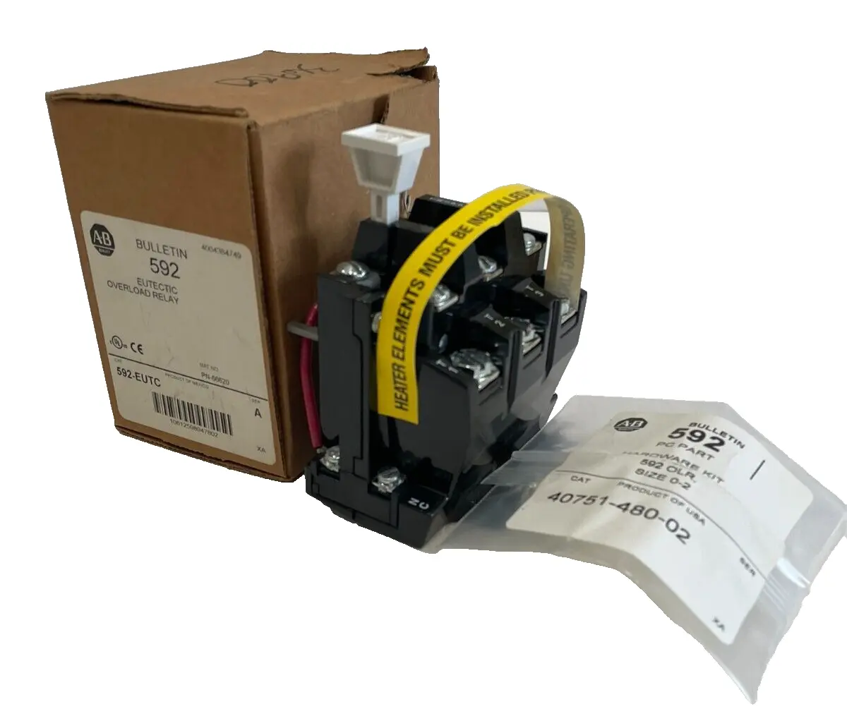 A / B 592-EUTC OVERLOAD RELAY SER.A 592EUTC NEW SURPLUS