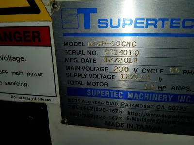 USED 2014 SUPERTEC G25P-50CNC