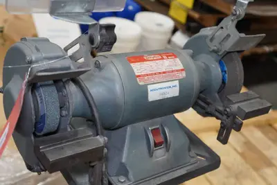 Dayton 1/3 HP Bench Grinder on Stand - 6"