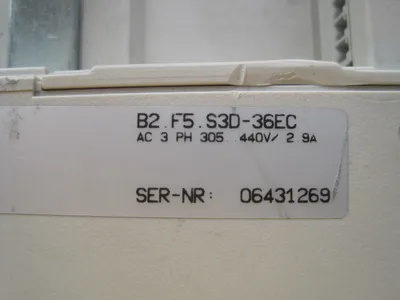 USED KARL E BRINKMANN F5 B2F5S3D36EC DRIVE B3.F5.S3D.36EC