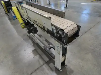 New London Engineering 7.5"x 5' 6" Plastic Tabletop Belt Conveyor 30 FPM 460V