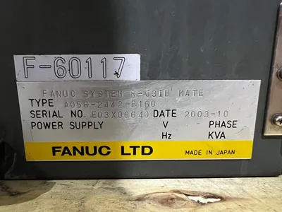 Used 2003 FANUC LR MATE 200iB/5P + R-J3IB MATE Robots Michigan US | iGAM Industrial Marketplace #1443449