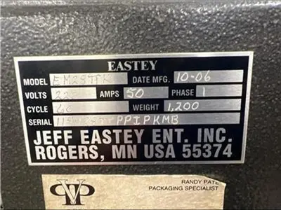 Used 2006 EASTEY EM28TK + EM28TTK Shrink Wrappers Minnesota US | Source Machinery Sales #1361849