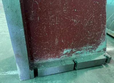 14" x 72" Angle Plate, (3) Vertical T-Slots