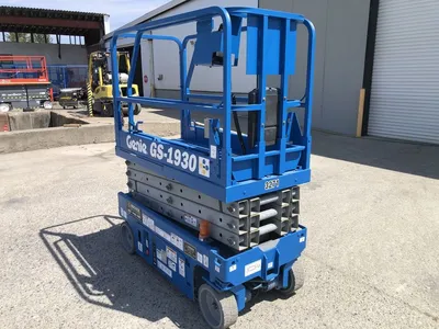 Used 2007 GENIE GS-1930 ELECTRIC SCISSOR LIFT Scissor Lifters Alberta CA | Adcock Equipment #1418060
