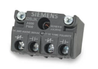 Furnas Siemens 52BJK Touchsafe Contact Block with Gold Flashing, 1NO 1NC [New]