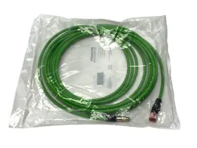 New | in-Stock Beckhoff Double Ended EtherCAT Cable RJ45 to M8 M/M 4-Pin 7m Cable & Wire Michigan US | Maverick Industrial Sales #1463020
