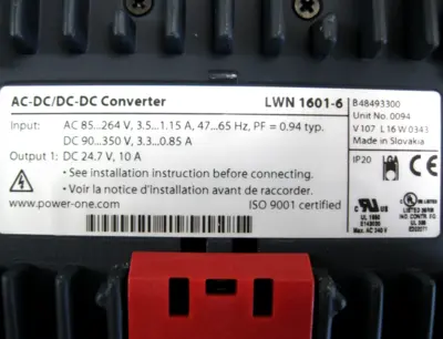 USED Power-One LWN-1601-6
