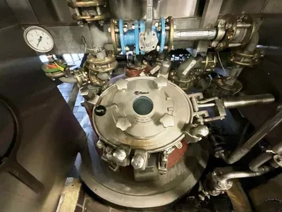 Ellerwerk 734 C cGMP perforate basket centrifuge, 316SS.