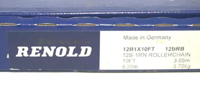 NEW RENOLD 12B-1RN ROLLER CHAIN 12B1X10FT 10FT 12BRB 12B1RN