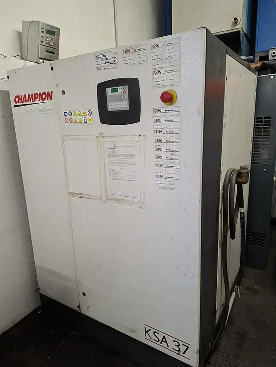 Used 2017 CHAMPION KSA 37 Rotary Screw & Sliding Vane Air Compressors CZ | Amaron s.r.o. #1519116
