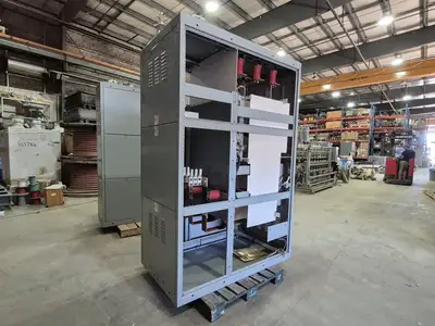Double Fused Interrupter Switch 5 kV, 4160 Volts & Conduit Cabinet