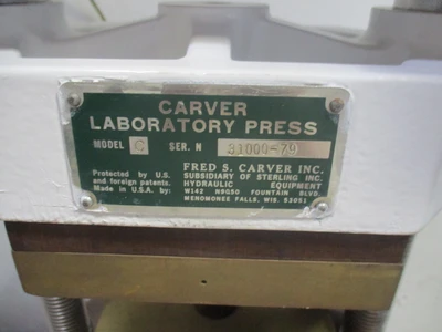 Used CARVER C Molding Presses California US | TNT Industrial #1321841