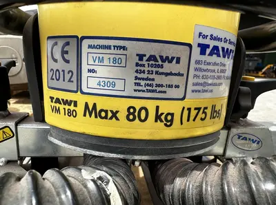 Tawi Lyftman Vacuum Lift System Pump SA350/2 ~ Foot VM180~ Filter unit ~ 40' in Rails +