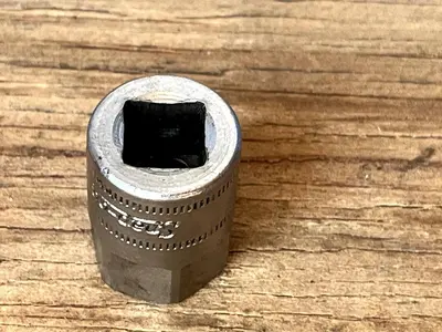 Snap On Tools Vintage Old Logo MVA3 1/4" Drive To 3/8" Drive Socket Adapter