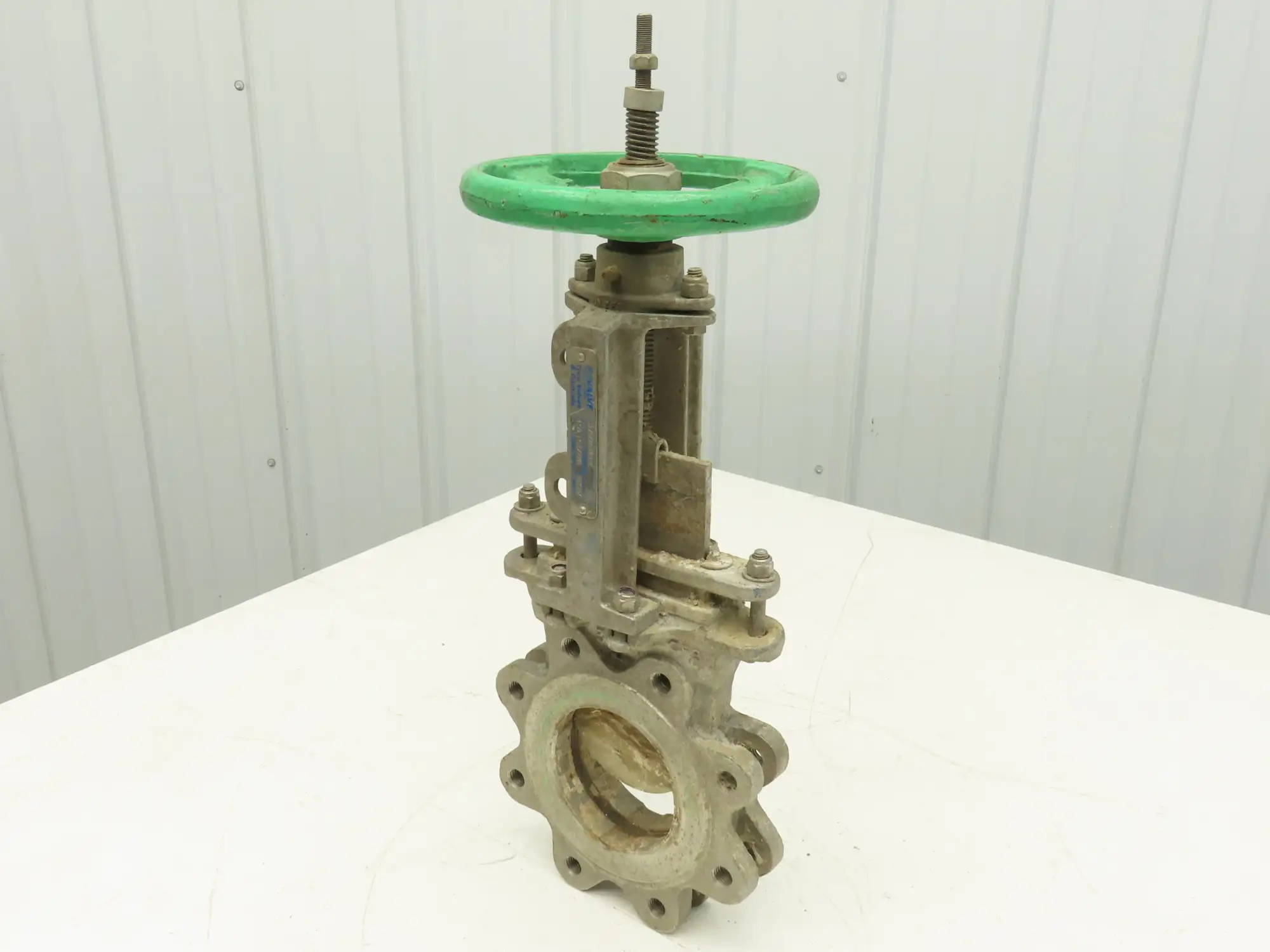 Tyco Rovalve S17D04-MH-X 4" Stainless Knife Gate Valve Rising Stem 150 PSI