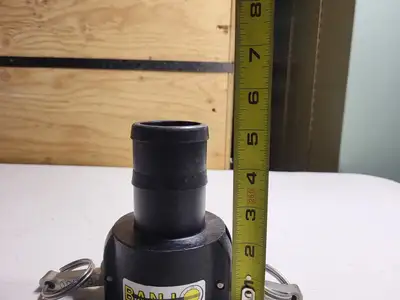 200C Polypropylene Cam Lever Type C Coupling 2" Female Coupler x 2" Hose Barb