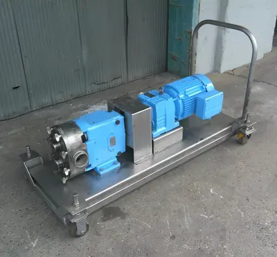 SPC9306  Pump 3" inlet Waukesha positive displacement pump Stainless Steel Contact Parts