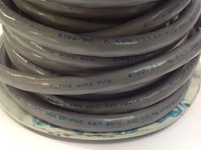 5199/60 | Alpha Wire  XTRA-Guard 22AWG 60 Conductor Wire 75'ft Spool - New