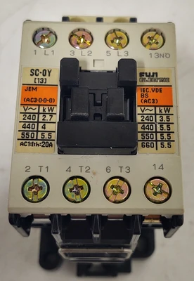 🔥FUJI CONTACTOR SC-0Y COIL 100-110V 110-120V, RELAY