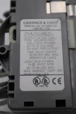 GIDDINGS & LEWIS DANAHER MOTION M.1017.3095 R3 / M10173095 R3 MODULE #5999