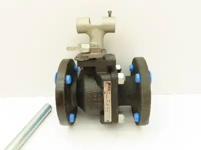 Watts 1801-262A-FS-M2 Steel 2Pc Flanged 2" Ball Valve 150# 285 CWP Full Port