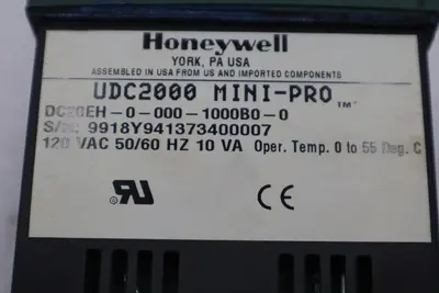 HONEYWELL DC20EH-0-000-1000B0-0 UNIVERSAL CONTROLLER STOCK K-380-D
