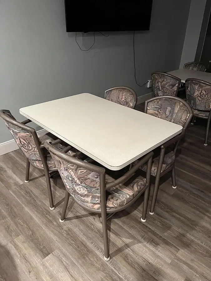 White Dining Tables (48 x 30") 11 Total - 1 LOT