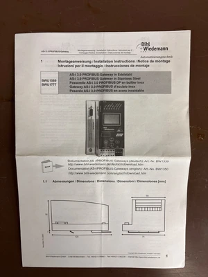 Used 2007 BIHL+WIEDEMANN BWU1777 Industrial Controls Illinois US | Aucto #1310723