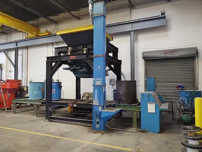 USED GENERAL KINEMATICS MINI LOST FOAM MOLDING LINE