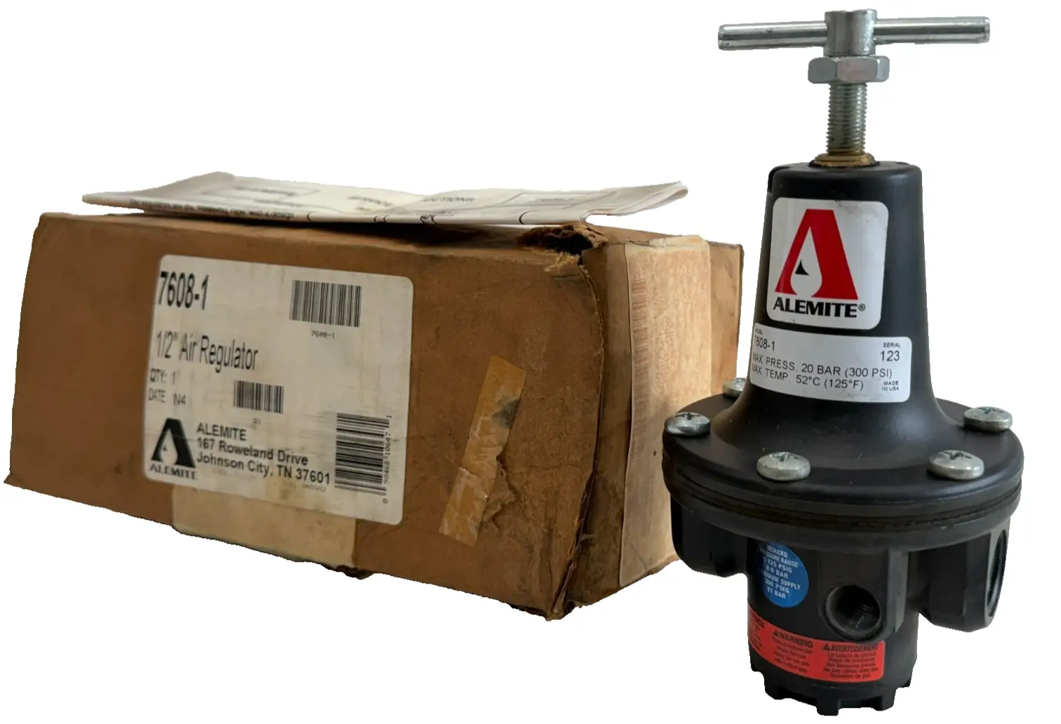 NEW ALEMITE 7608-1 AIR REGULATOR 1/2" 76081