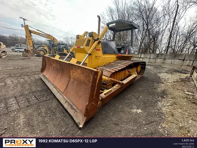 Used 1992 KOMATSU D65PX-12 LGP Bulldozers New Jersey US | Proxy Equipment #1388589
