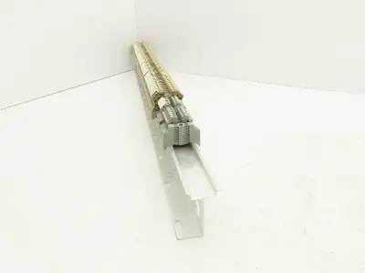 Weidmuller Terminal Block DIN Rail 1 Meter Lot of 110+