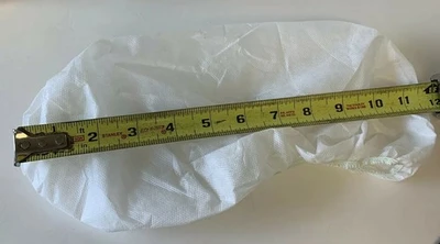 Disposable Shoe Covers White (Large Lot 12 Of These Are Non Slip) Size ?