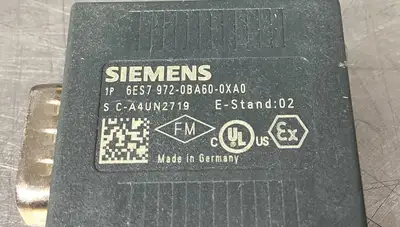 Used Siemens 972-0BA60-0XA0 Connector Accessories South Carolina US | Palmetto Automation #1159601